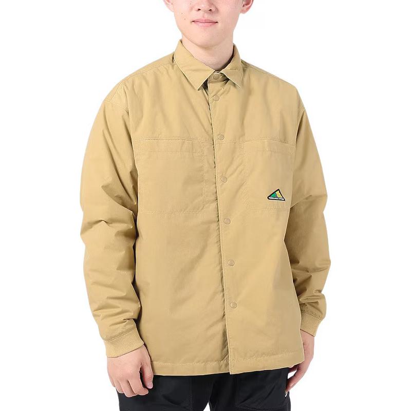 New Balance Beige Reversible Triangle Print Long-Sleeve Jacket AMT35111-BG4