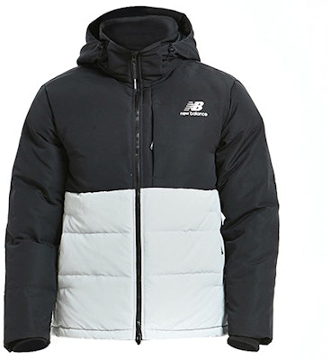 New Balance Black & White Colorblock Down Jacket AMJ93551-LAN Order New Balance Black & White Colorblock Down Jacket AMJ93551-LAN