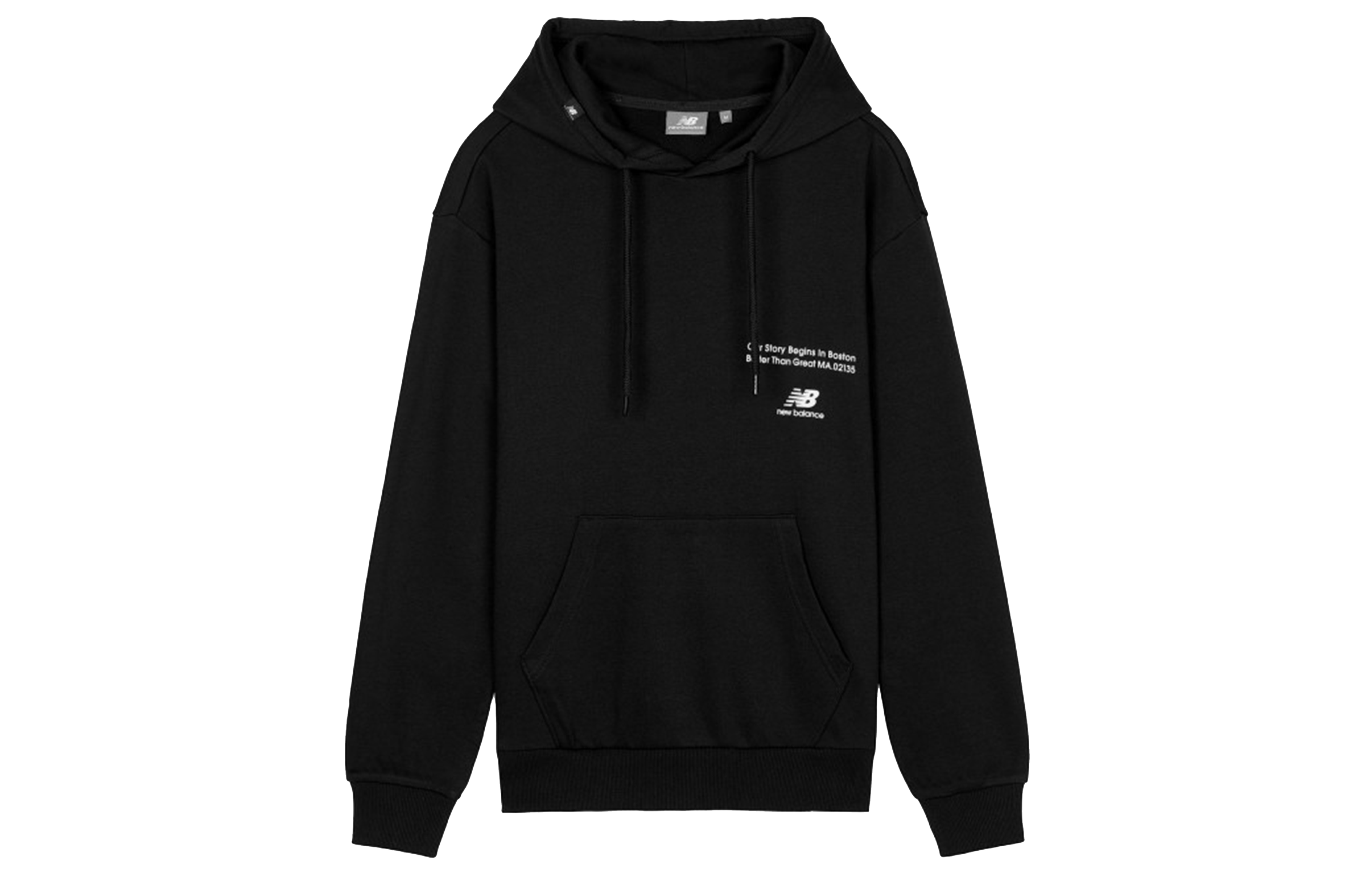 New Balance Black Casual Fashion Pullover Hoodie NCA3E021-BK