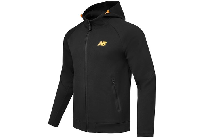 New Balance Black Casual Hoodie Jacket AMJ11329-BK