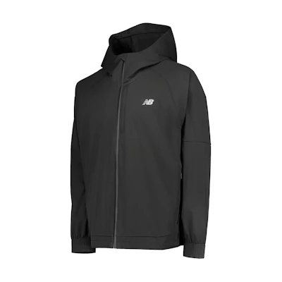 New Balance Black Casual Knit Hoodie Jacket MJ43513-BK