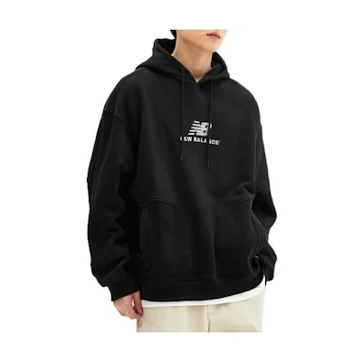 New Balance Black Casual Pullover Long-Sleeve Sweatshirt NBN0E1A083-19