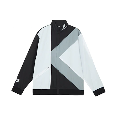 New Balance Black Colorblock Basketball Woven Jacket MJ01683-BK