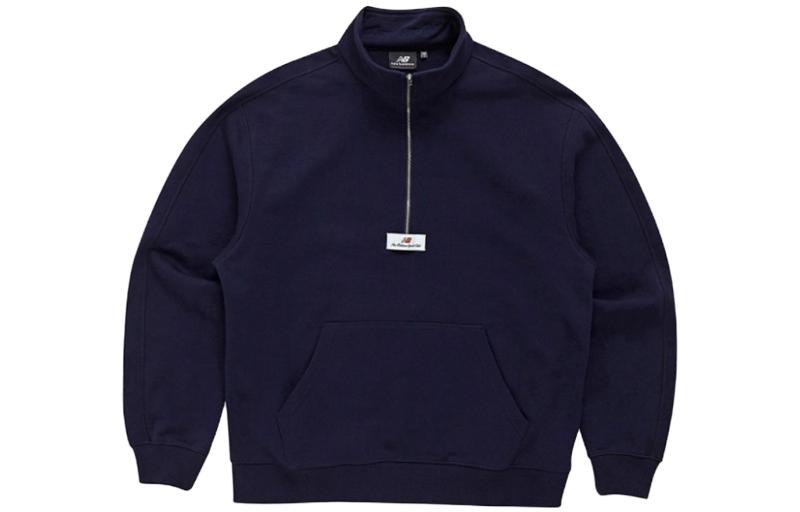 New Balance Black Crewneck Logo Print Long Sleeve Sweatshirt NBNCC12023-59
