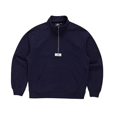 New Balance Black Crewneck Logo Print Long Sleeve Sweatshirt NBNCC12023-59