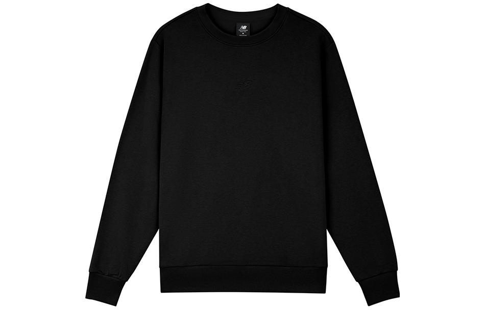 New Balance Black Crewneck Pullover Sweatshirt AMT33334-BK
