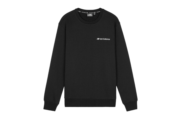 New Balance Black Crewneck Pullover Sweatshirt Casual & Comfortable NCA3S531-BK