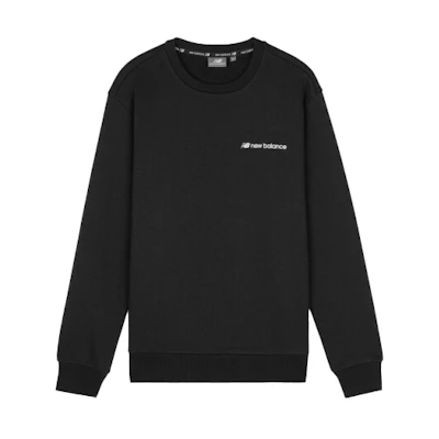 New Balance Black Crewneck Pullover Sweatshirt Casual & Comfortable NCA3S531-BK