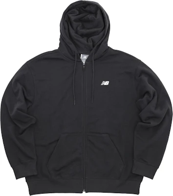New Balance Black Embroidered Logo Zip-Up Hoodie Jacket MJ41501BK Buy New Balance Black Embroidered Logo Zip-Up Hoodie Jacket MJ41501BK