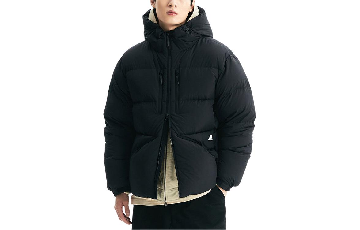 New Balance Black Full-Zip Hoodie Jacket Slim Fit NBNPD41123-19