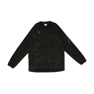 New Balance Black Graphic Crewneck Pullover Long-Sleeve Sweatshirt JMTF1158-BK