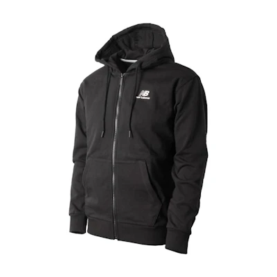 New Balance Black Graphic Print Hooded Jacket NBMDCB1013-19