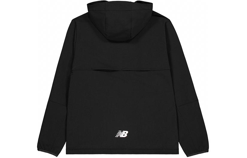 New Balance Black Hooded Woven Jacket with Letter Print NAE12081-BK 圖 3