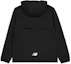 Lookbook ニューバランス ブラック フード付き レタープリント ウーブン ジャケット NAE12081-BK
