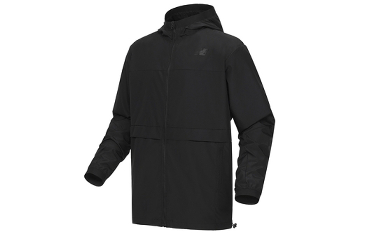 New Balance Black Hoodie Jacket AMJ03044-BK