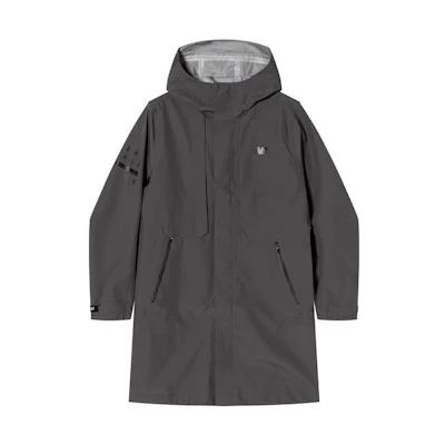 New Balance Black Hoodie Jacket with Minimal Logo Design NA91R011-DKG