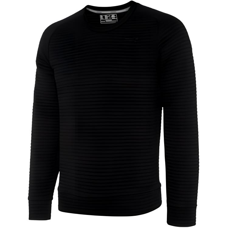New Balance Black Knit Crewneck Comfortable Casual Sweatshirt MT93929-BK