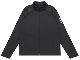 New Balance Black Knit Track Jacket with Logo - Unisex Casual Sportswear AMJ23090-PHM New Balance Black Knit Track Jacket with Logo - Unisex Casual Sportswear AMJ23090-PHM