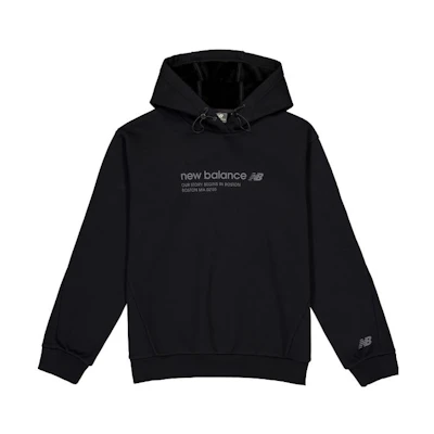 New Balance Black Letter Logo Pullover Hoodie NCD46191-BK