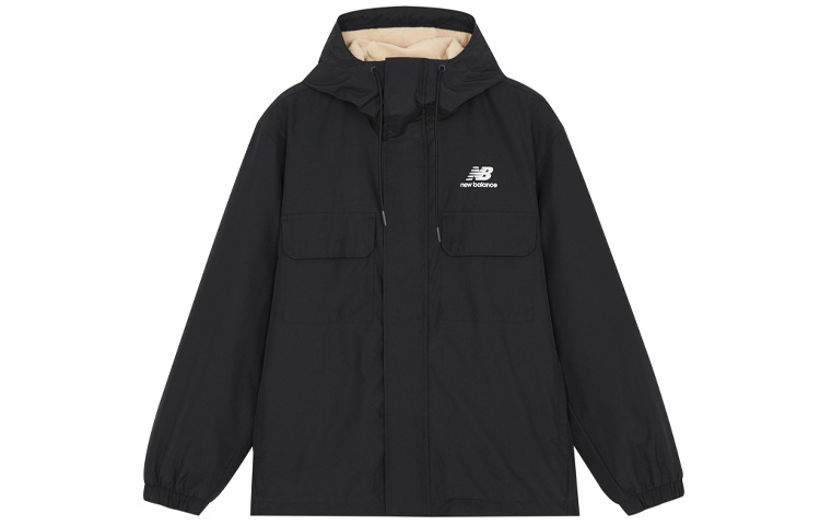 Order New Balance 黑色Logo連帽外套 AMJ14337-BK