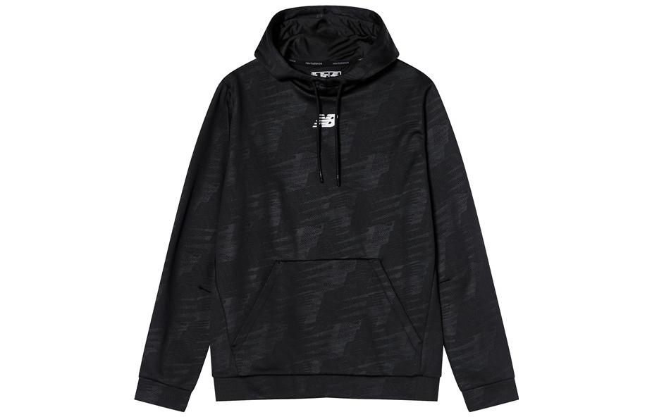 Order 新百伦黑色Logo印花图案卫衣 AMT93023-BK