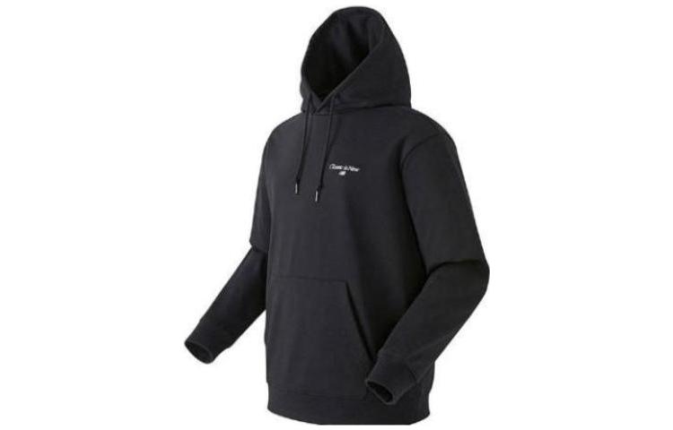 New Balance Black Long-Sleeve Lace-Up Hoodie NBN0B13053-19