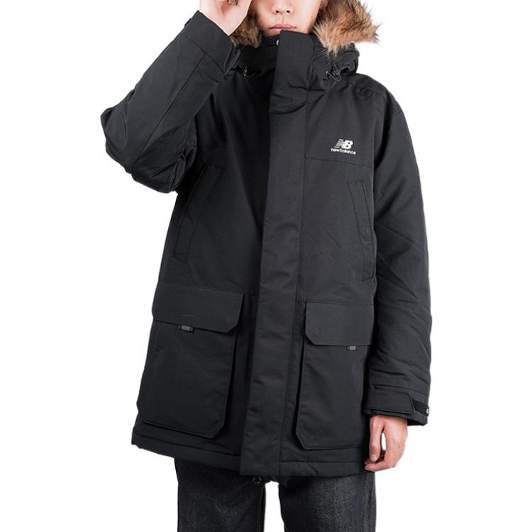 New Balance Black Mid-Length Hooded Down Jacket NPA46011-BK 圖 5