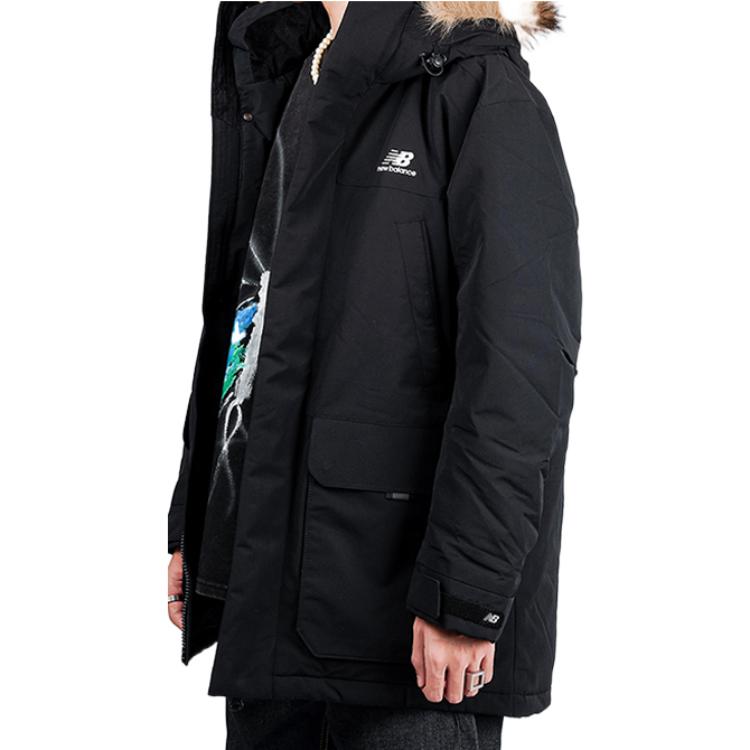New Balance Black Mid-Length Hooded Down Jacket NPA46011-BK 圖 6
