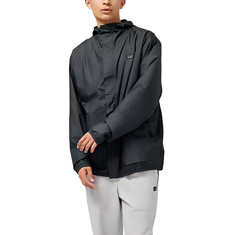 New Balance Black Outdoor Hoodie Jacket - Comfort Fit Casual Sportswear MJ31507-ACK