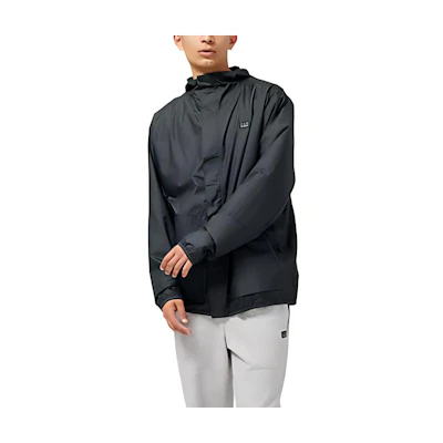 New Balance Black Outdoor Hoodie Jacket - Comfort Fit Casual Sportswear MJ31507-ACK