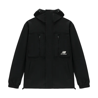 New Balance Black Outdoor Multi-Pocket Hooded Utility Jacket AMJ31304-BK