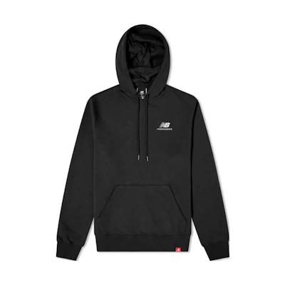 New Balance Black Pullover Hoodie with Embroidered Logo MT11550-BK