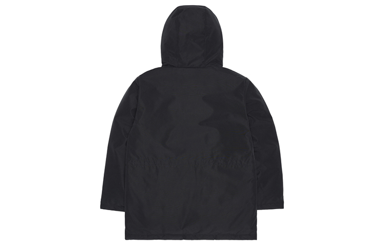 Lookbook New Balance Black Quilted Down Coat with Hood AMJ04349-BK