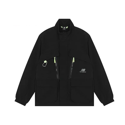 New Balance Black Retro Outdoor Warm Workwear Multi-Pocket Jacket AMJ21357-BK
