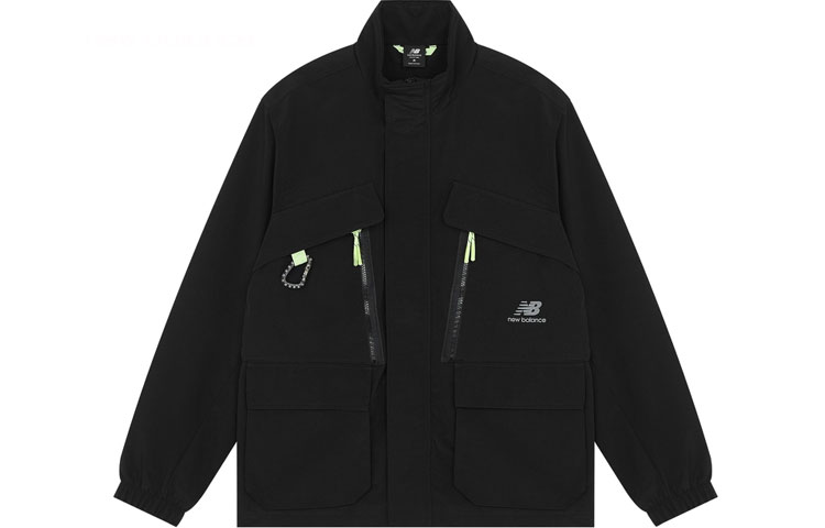 Order New Balance 黑色復古戶外保暖多口袋工裝外套 AMJ21357-BK