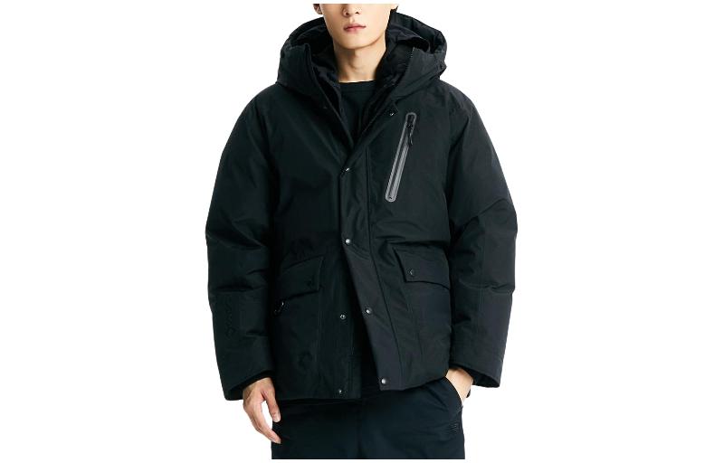 New Balance Black Solid Color Zip-Up Casual Long-Sleeve Jacket NBNPD42933-19