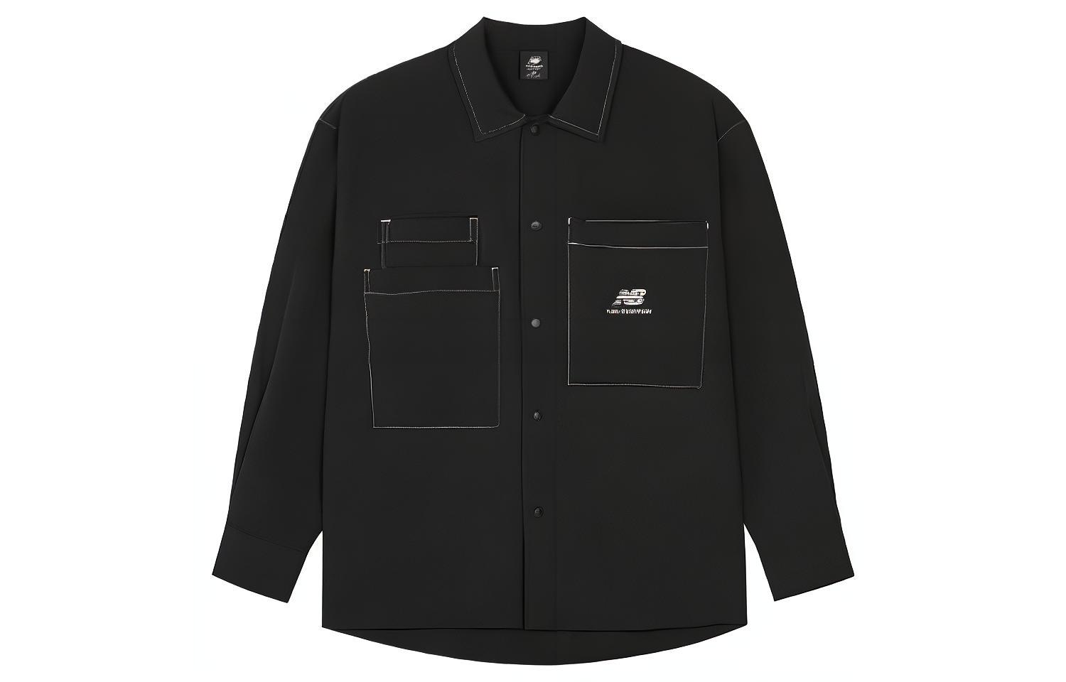 New Balance Black Utility Multi-Pocket Workwear Jacket AMJ23303-BK