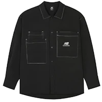 New Balance Black Utility Multi-Pocket Workwear Jacket AMJ23303-BK New Balance Black Utility Multi-Pocket Workwear Jacket AMJ23303-BK
