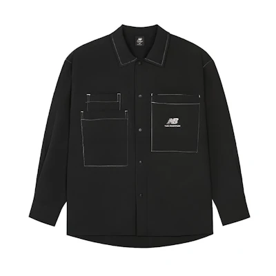 New Balance Black Utility Multi-Pocket Workwear Jacket AMJ23303-BK