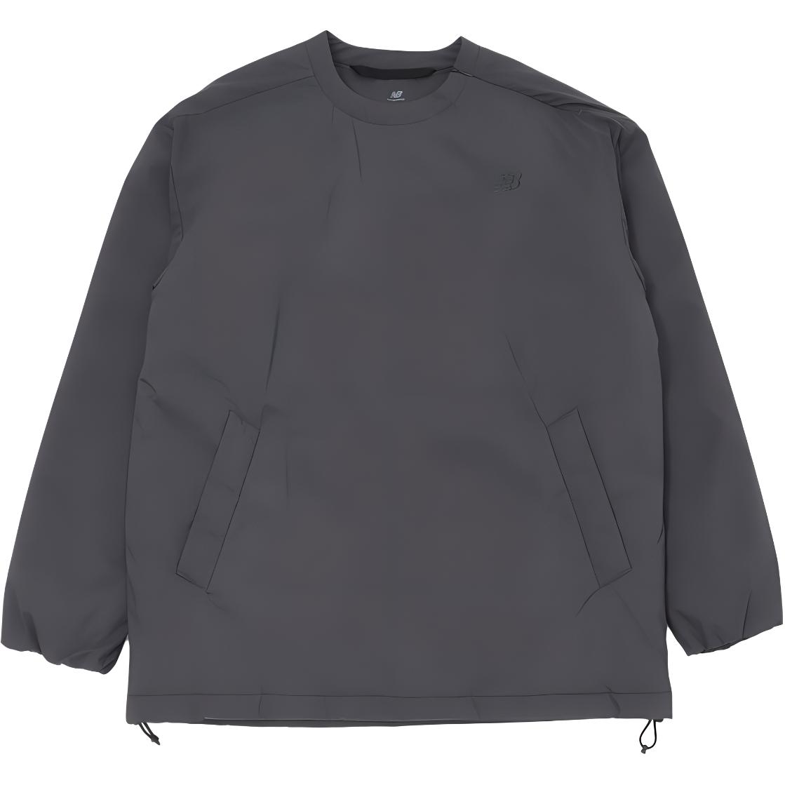 New Balance Black Waterproof Crewneck Sweatshirt MJ43506-ACK