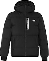 New Balance Black Winter Puffer Jacket with Hood NPA4S031BK New Balance Black Winter Puffer Jacket with Hood NPA4S031BK