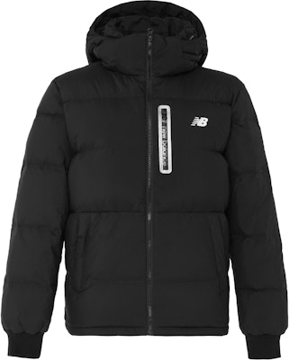 New Balance Black Winter Puffer Jacket with Hood NPA4S031BK Buy New Balance Black Winter Puffer Jacket with Hood NPA4S031BK