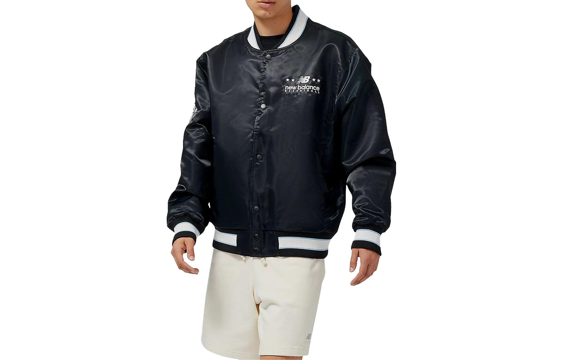 New Balance Black Woven Jacket MJ31580-BK