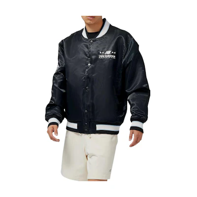 New Balance Black Woven Jacket MJ31580-BK