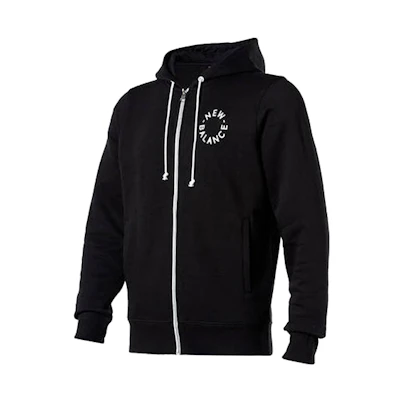 New Balance Black Zip-Up Hoodie Casual Sports Jacket MJ83980-BK