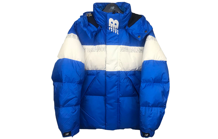 New Balance Blue Casual Hooded Down Jacket Winter NP943011-BL