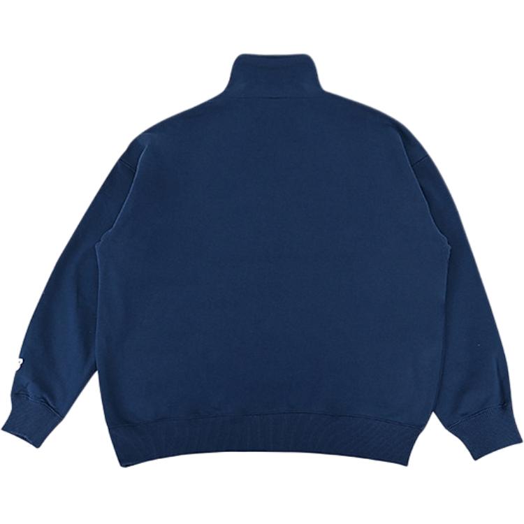 New Balance Blue Half-Zip Pullover Casual Cotton Sweatshirt NCE41081-MNV 圖 3