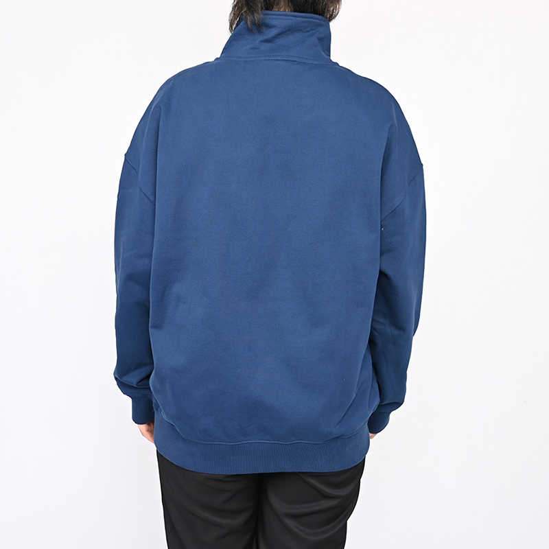 New Balance Blue Half-Zip Pullover Casual Cotton Sweatshirt NCE41081-MNV 圖 5