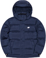 New Balance Blue Short Down Puffer Jacket Winter Collection NPA4S021NV New Balance Blue Short Down Puffer Jacket Winter Collection NPA4S021NV