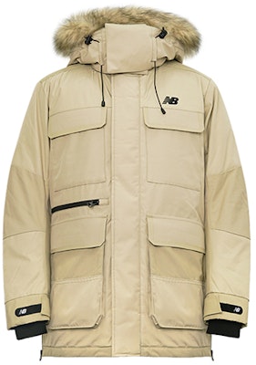 New Balance Brown Multi-Pocket Winter Down Jacket Unisex Casual Coat NP943051-BEI Buy New Balance Brown Multi-Pocket Winter Down Jacket Unisex Casual Coat NP943051-BEI